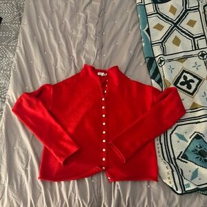 Alex Mill Taylor Cardigan XS Red